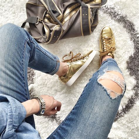 michael kors knit sneakers gold|Michael Kors gold heels.